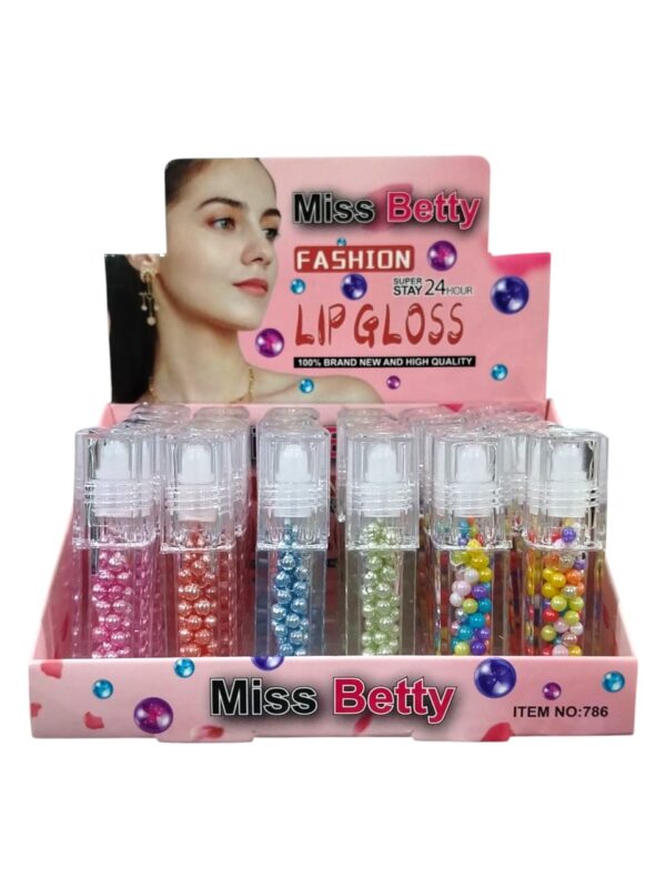 Labial oil miss betty con flor disecada