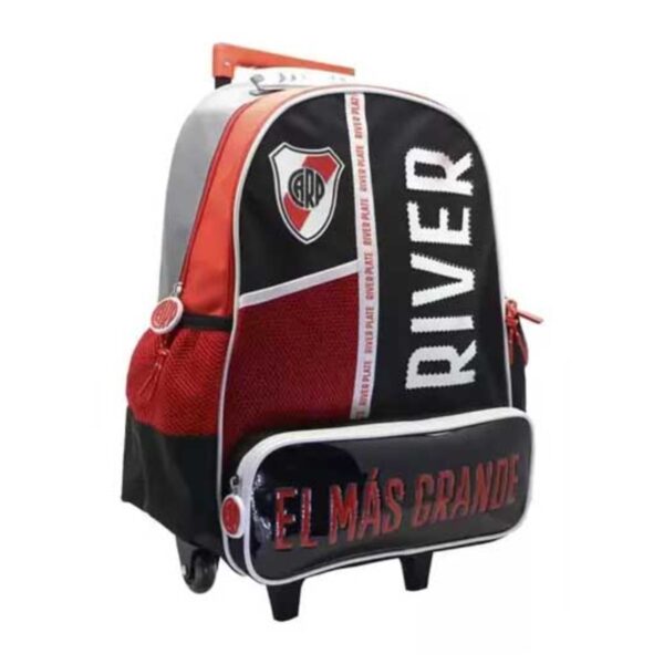 MOCHILA RIVER PLATE CON CARRO 18" RI491 CRESKO 20681