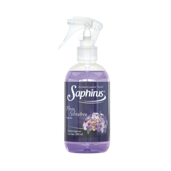 AROMATIZADOR TEXTIL 250ML FLORES SILVESTRES SAPHIRUS BA9703