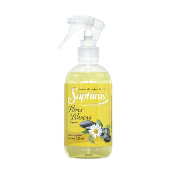 AROMATIZADOR TEXTIL 250ML FLORES BLANCAS SAPHIRUS BA9708