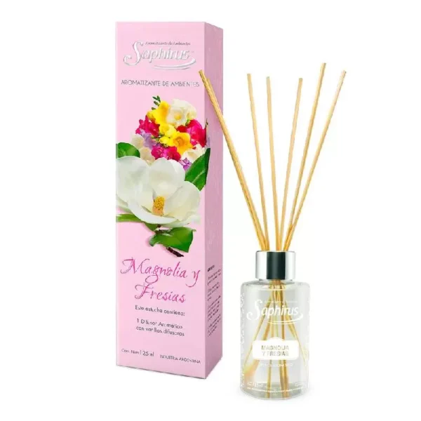 DIFUSOR AROMATICO 125ML MAGNOLIA Y FRESIAS SAPHIRUS BA9417