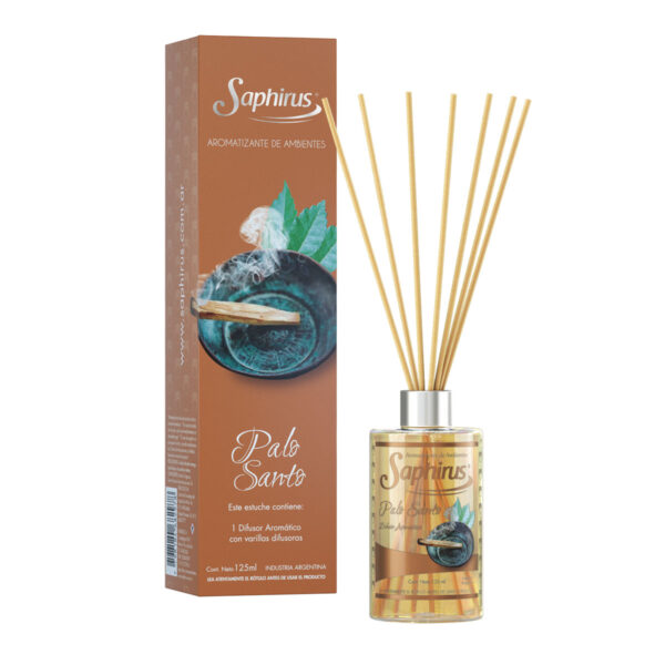 DIFUSOR AROMATICO 125ML PALO SANTO SAPHIRUS BA9414