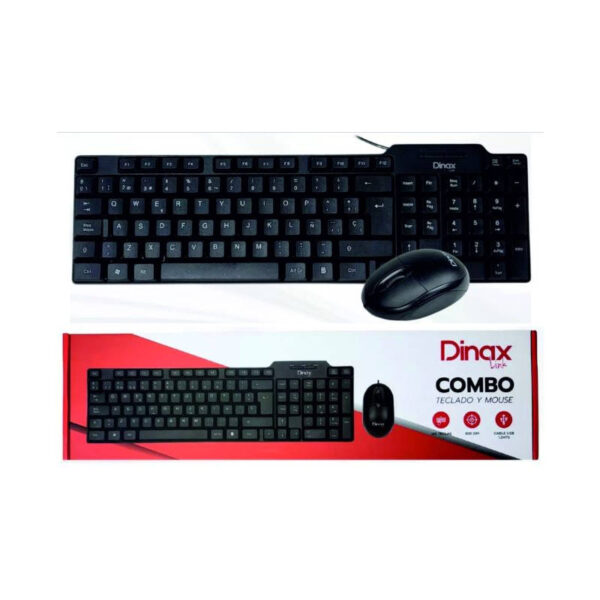 COMBO INALAMBRICO TECLADO Y MOUSE DXCOMBTC32 DINAX 3771