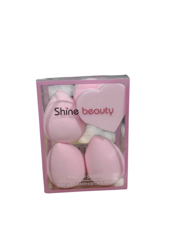 SET ESPONJAS DE MAQUILLAJES X5 SHINE BEAUTY ART-2140 B15916