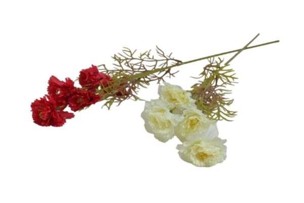 RAMO CLAVEL PLASTICO 58CM BA9814