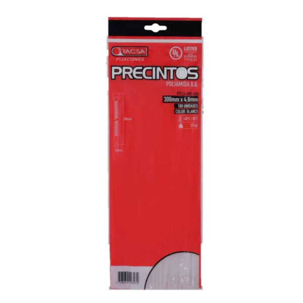 PRECINTO TACSA 4.6 X 300 1226
