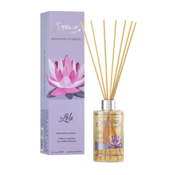 DIFUSOR AROMATICO 125ML LOLA SAPHIRUS BA9688