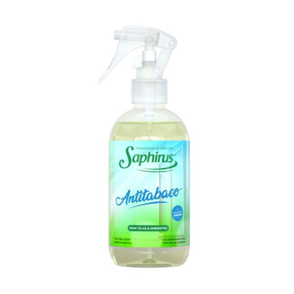 AROMATIZADOR TEXTIL 250ML ANTITABACO SAPHIRUS BA9381