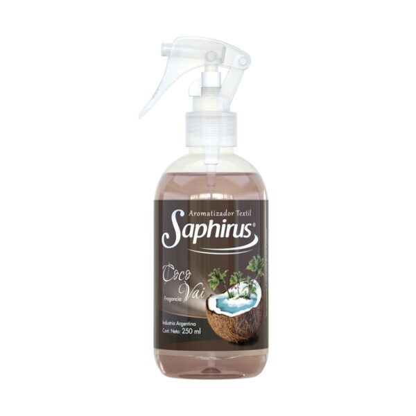 AROMATIZADOR TEXTIL 250ML COCO VAI SAPHIRUS BA9388