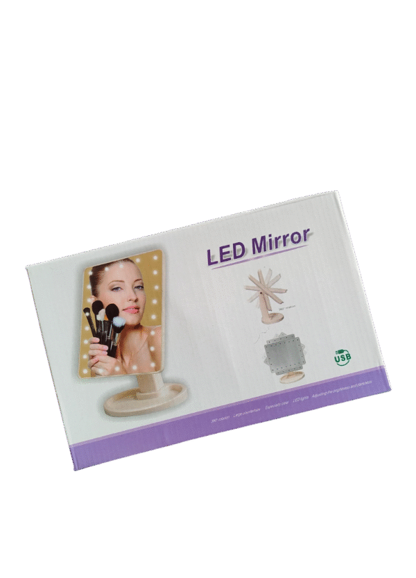 ESPEJO LED RECARGABLE 22CM XW-085 B15517