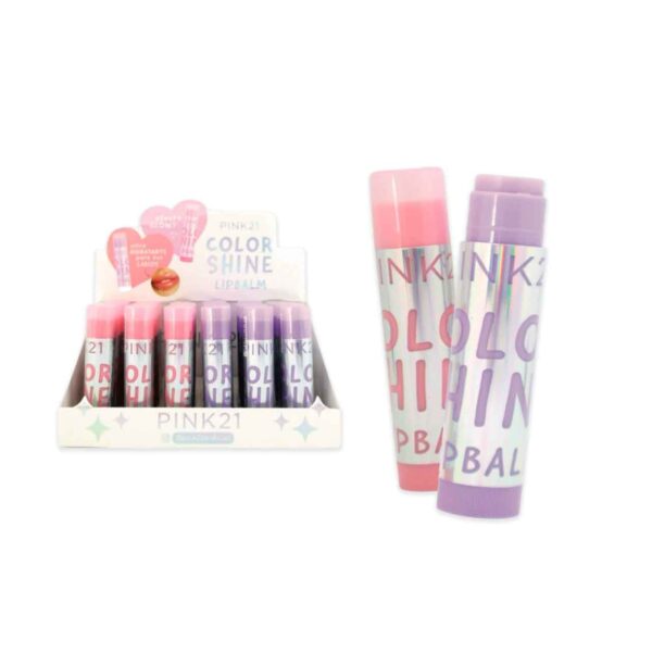 BALSAMO LABIAL COLOR SHINE PINK 21 C-24 B15968