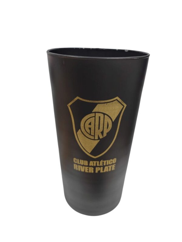 VASO NEGRO 1L ESCUDO RIVER PLATE BA9864