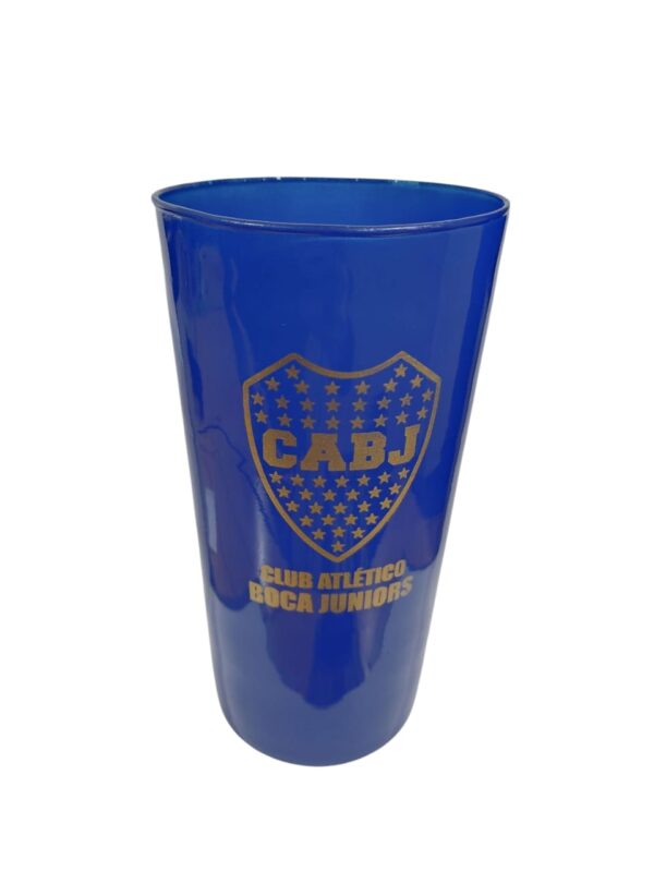 VASO AZUL 1L ESCUDO BOCA JUNIORS BA9866