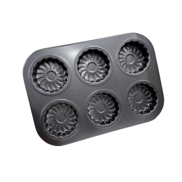 MOLDE MUFFINS FLOR X6 ANTIADHERENTE ART-50712 7336