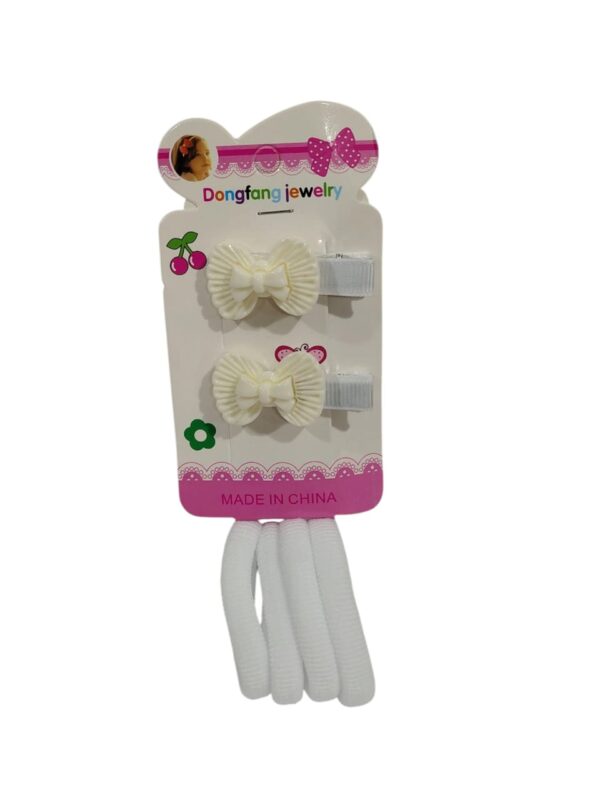 SET GOMITA X4 Y PRENSA MOÑO BLANCO 13202