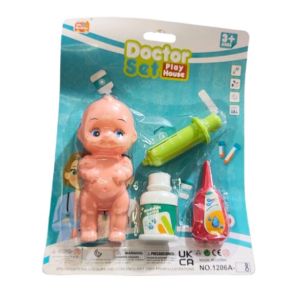 SET DOCTOR PLAY HOUSE X4 PCS BLISTER 6099