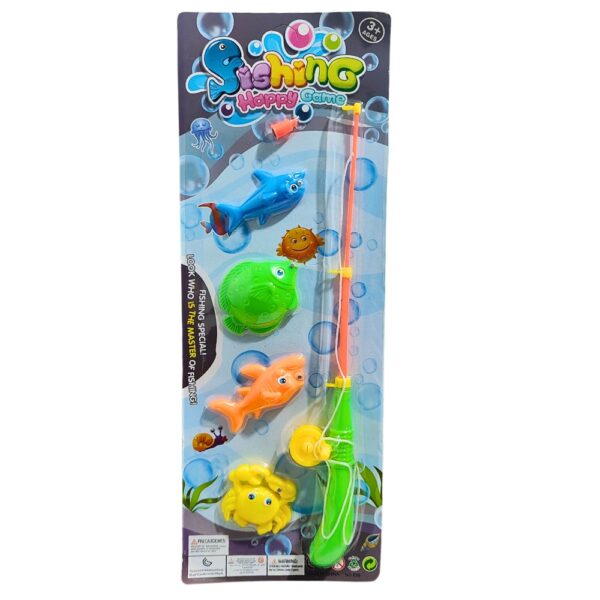 CAÑITA DE PESCAR CON 4 PECES FISHING HAPPY GAME 6167