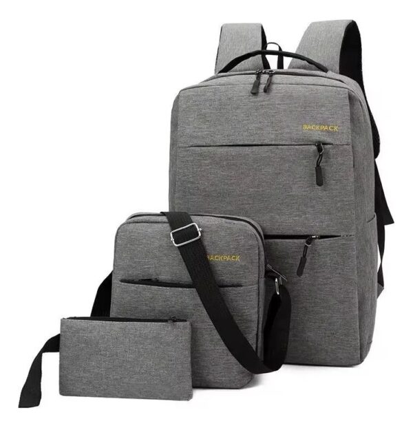 MOCHILA 3 EN 1 BACKPACK CON USB 18415