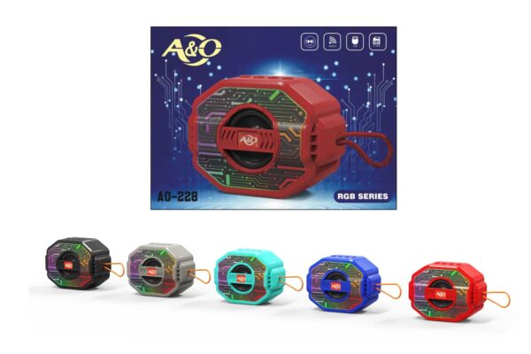 PARLANTE PORTATIL RGB SERIES ART.AO228 4701