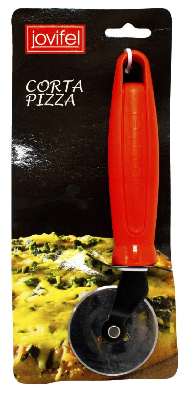 CORTA PIZZA JOVIFEL MANGO PLASTICO 7715