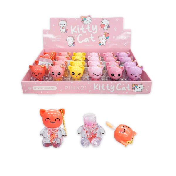 BRILLO LABIAL KITTY CAT PINK 21 C-24 B15967
