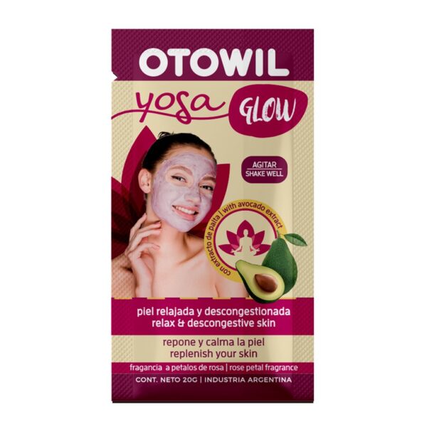 MASCARILLA FACIAL GLOW YOGA 20GR OTOWIL 9023